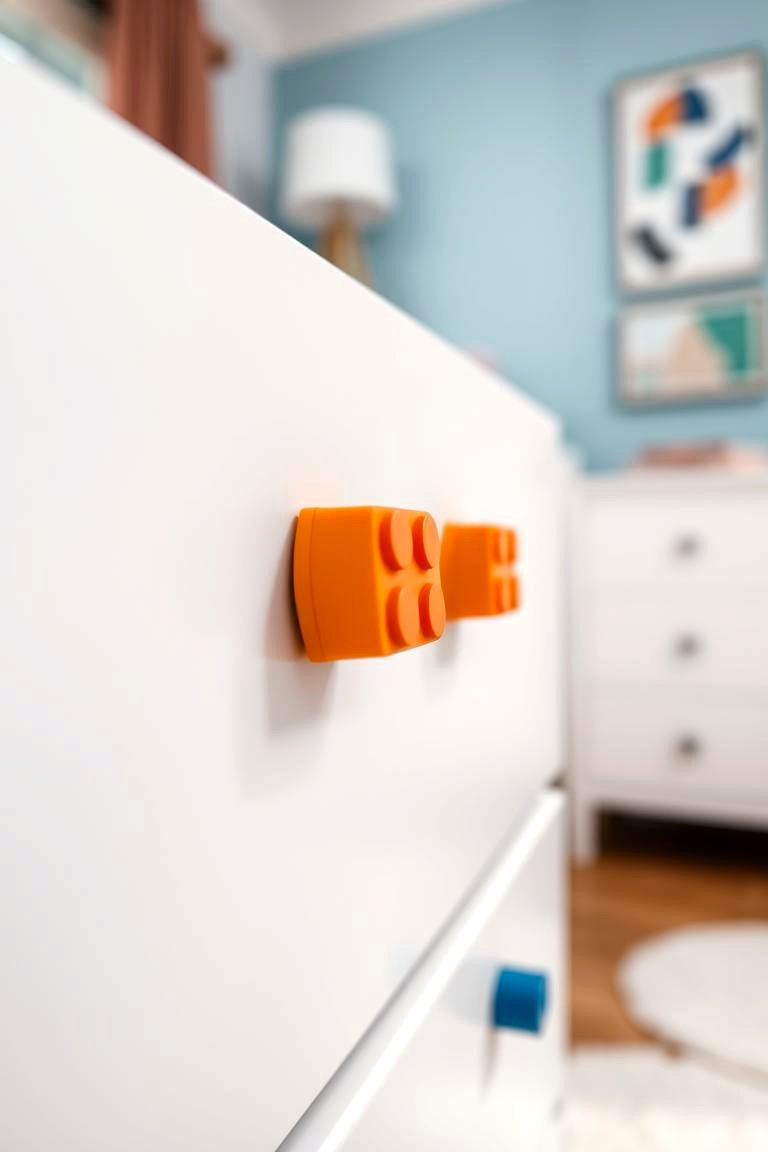Lego Drawer Knobs - 24 Lego Bedroom Ideas