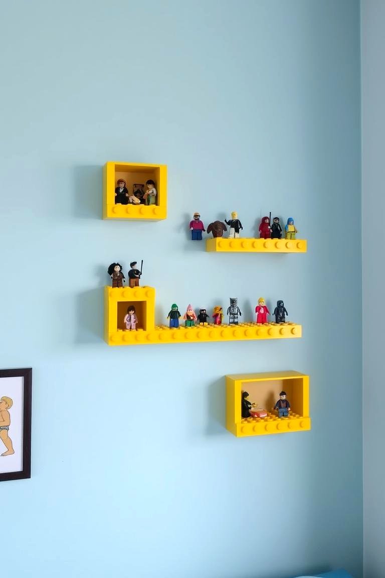 Lego Small Shelf - 24 Lego Bedroom Ideas