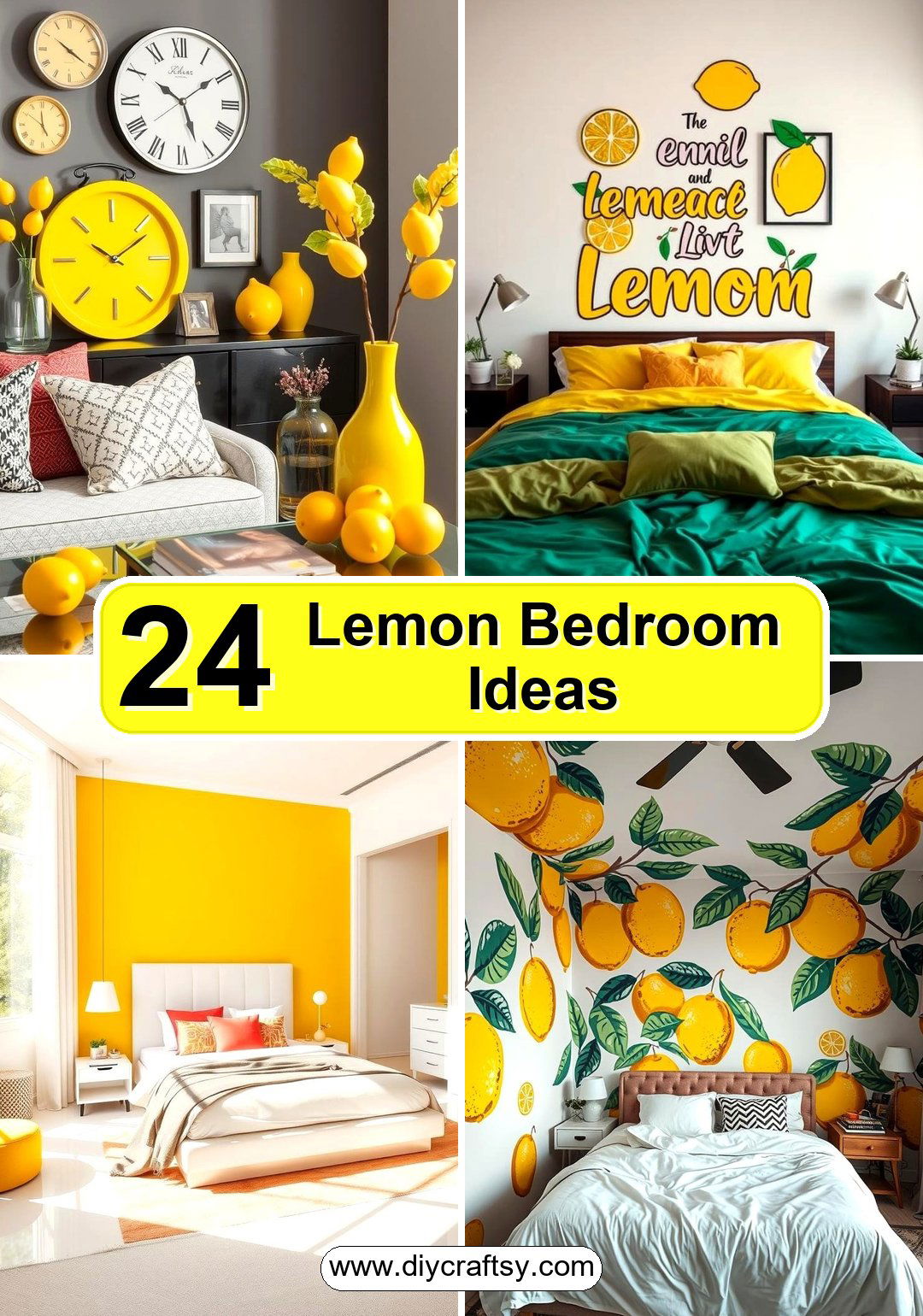 Lemon Bedroom Ideas
