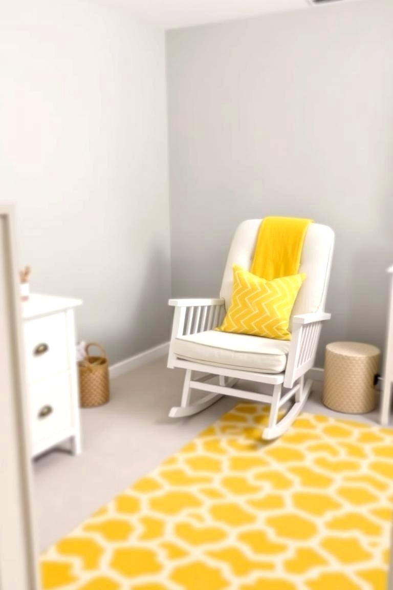Lemon Yellow Accents - 24 Yellow Nursery Ideas
