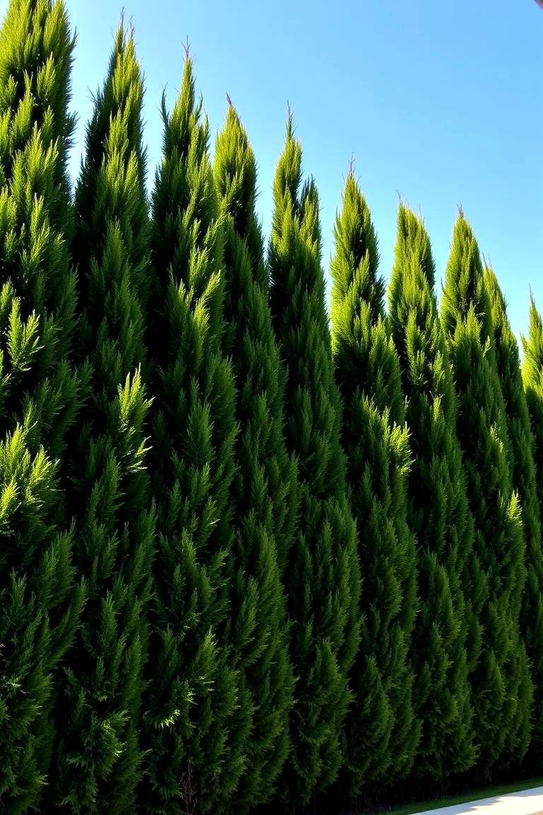 Leyland Cypress for Rapid Privacy Growth - 24 Shrubs for Privacy