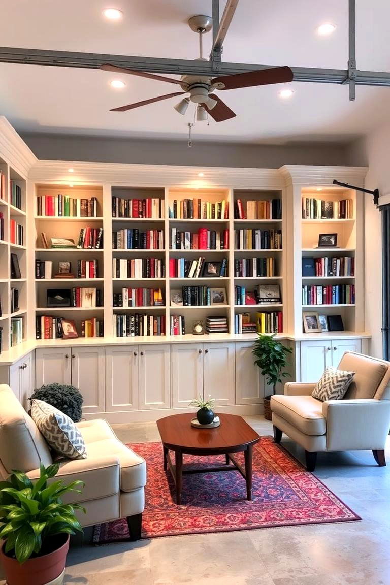 LibraryReading Room - 24 Garage Conversion Ideas