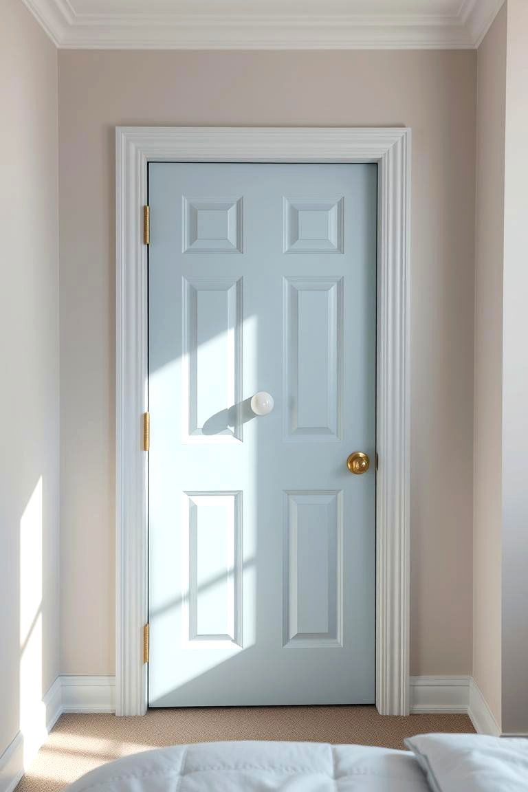 Light Blue - 24 Interior Door Color Ideas
