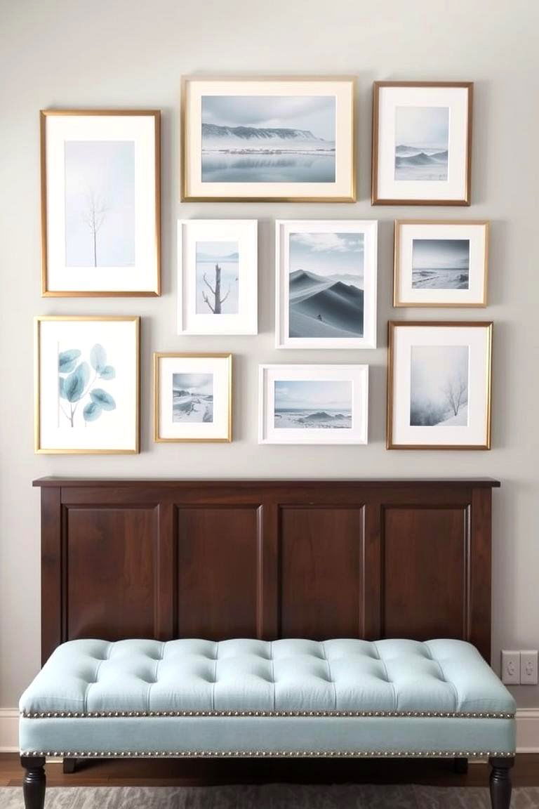 Light Blue Artwork and Wall Decor - 24 Light Blue Bedroom Ideas
