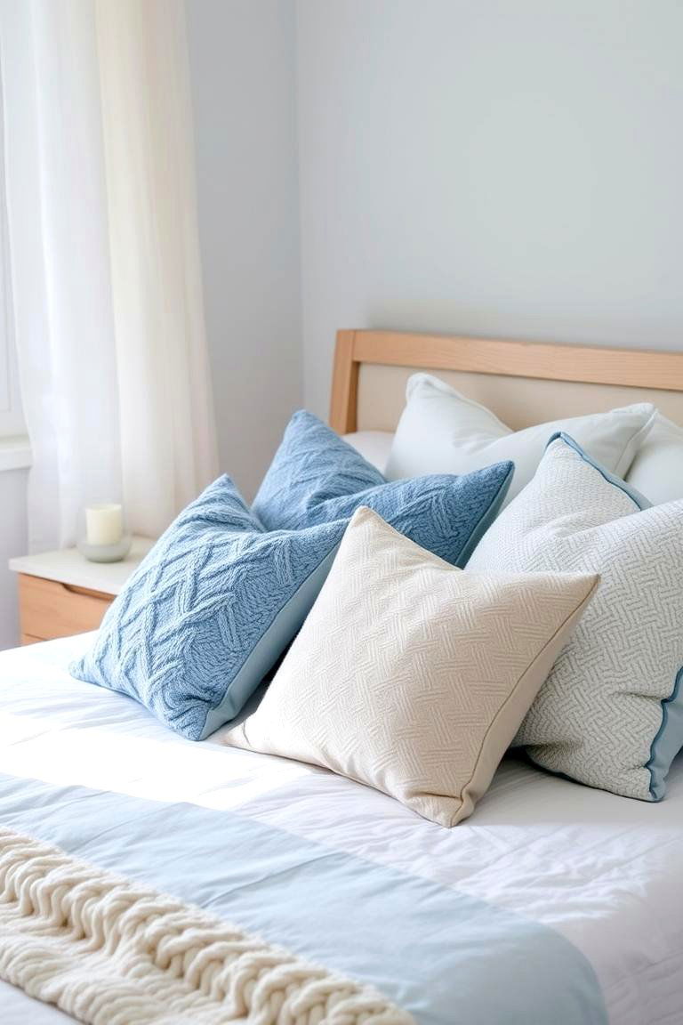 Light Blue Bedding Ensemble - 24 Light Blue Bedroom Ideas