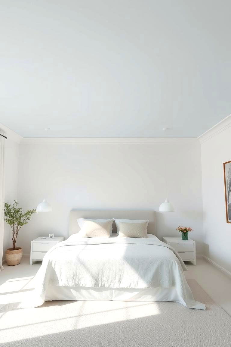 Light Blue Ceiling - 24 Light Blue Bedroom Ideas