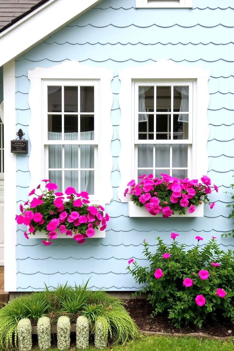 Light Blue Cottage Charm - 24 light blue house exterior ideas