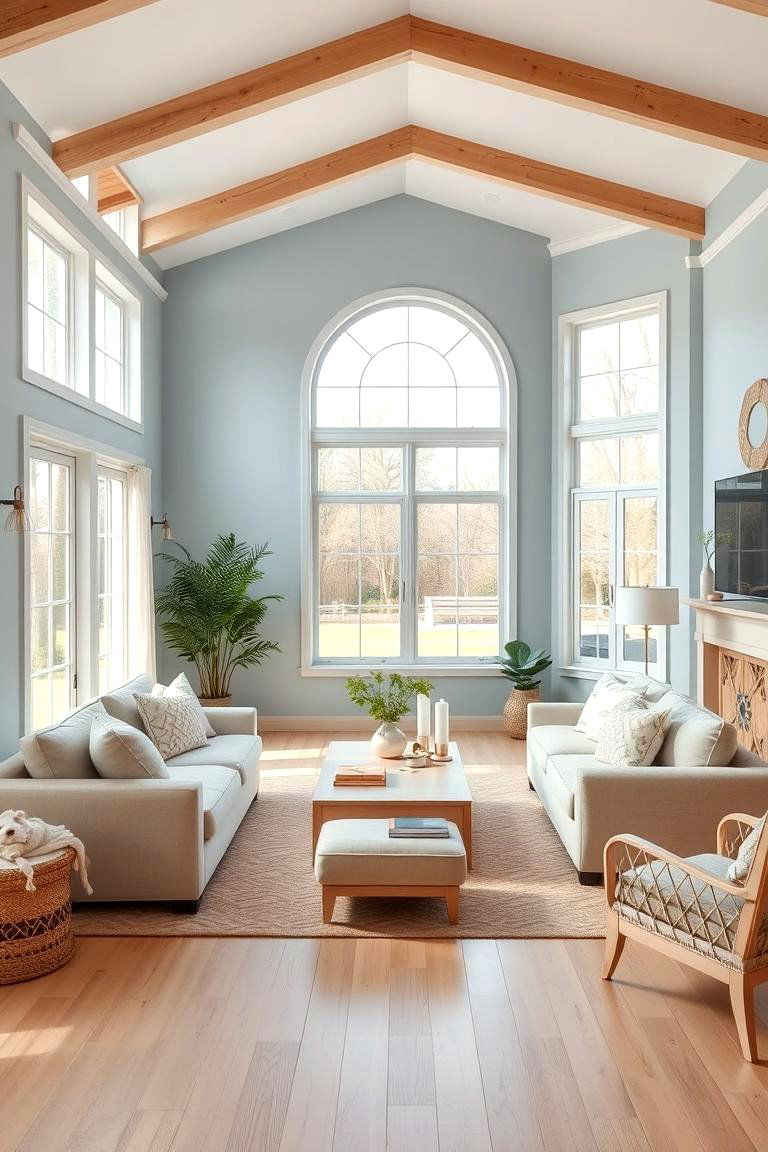 Light Blue Living Room for Relaxation - 24 Blue Room Ideas