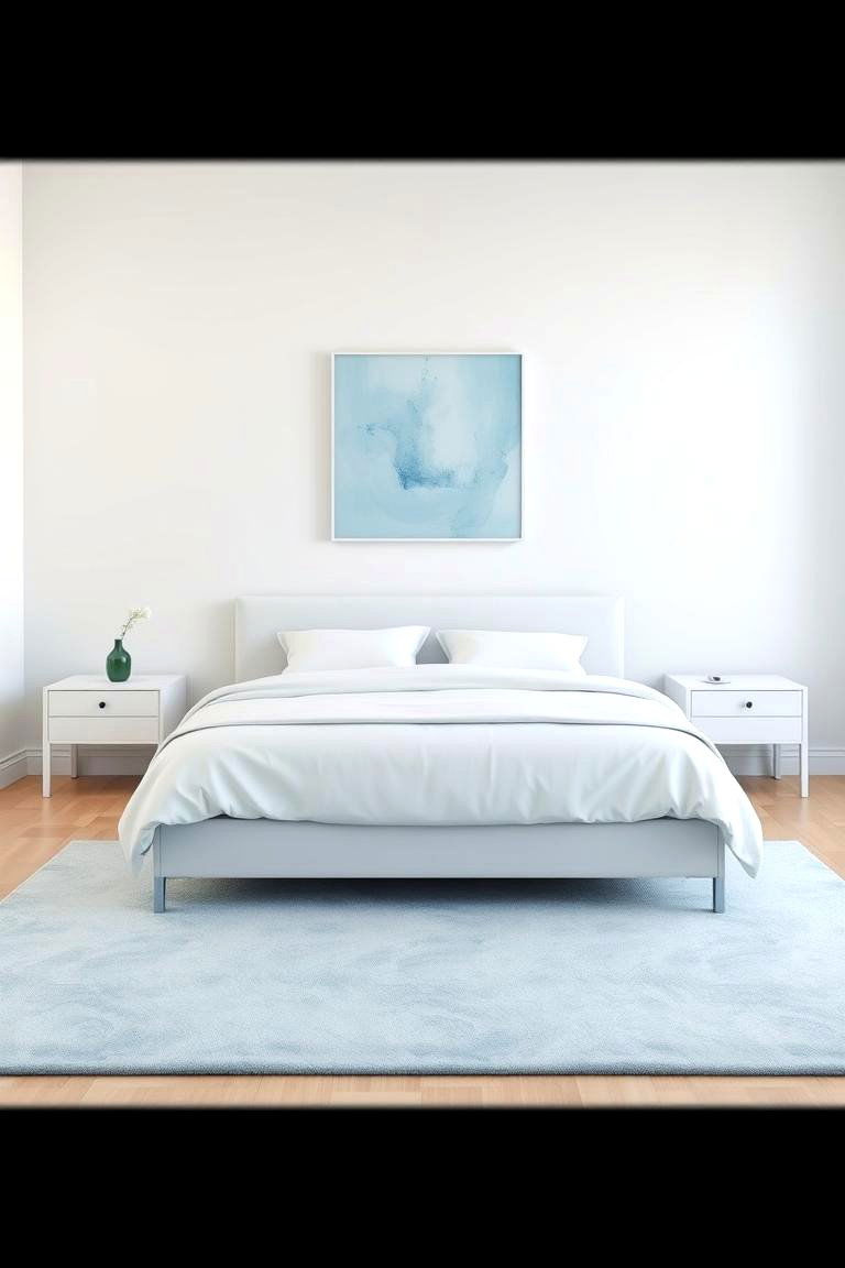 Light Blue Rug - 24 Light Blue Bedroom Ideas