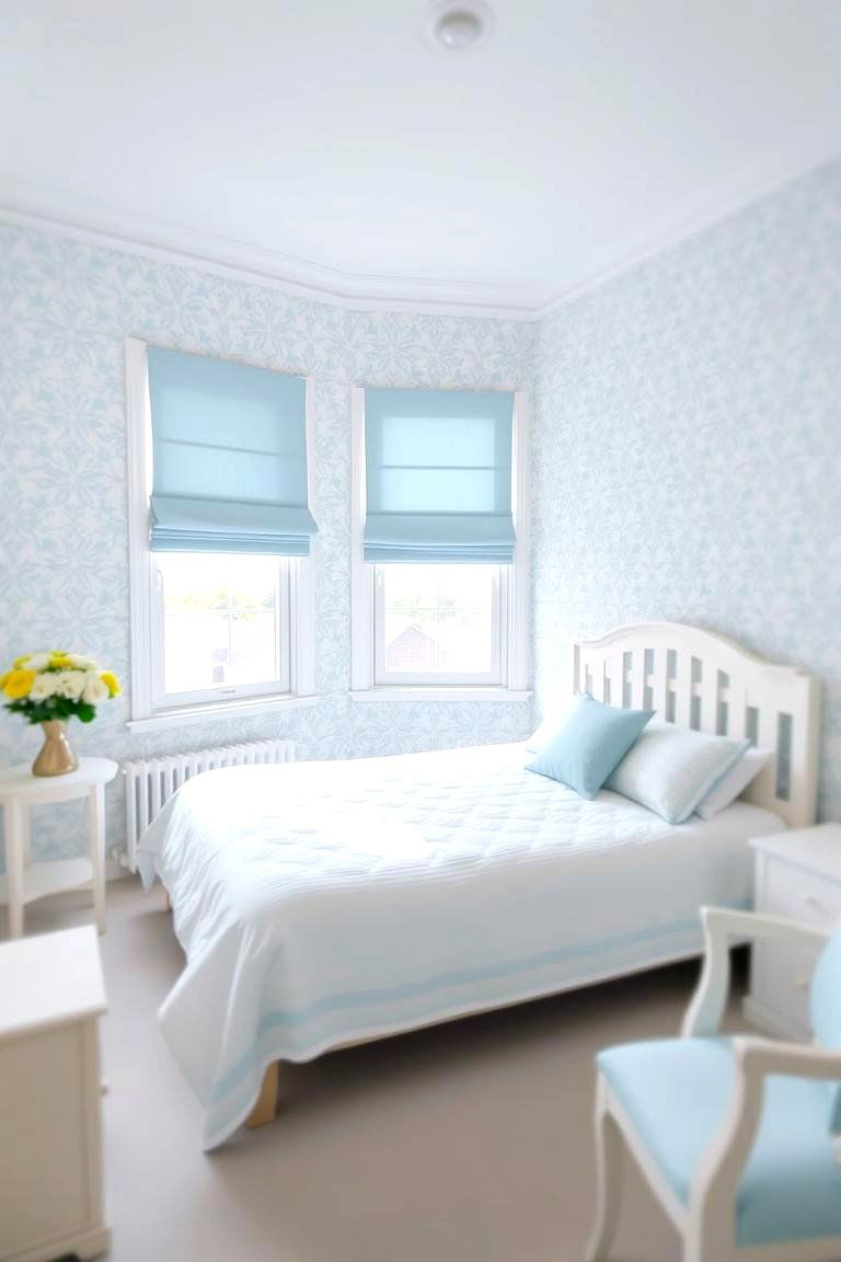 Light Blue Wallpaper - 24 Light Blue Bedroom Ideas