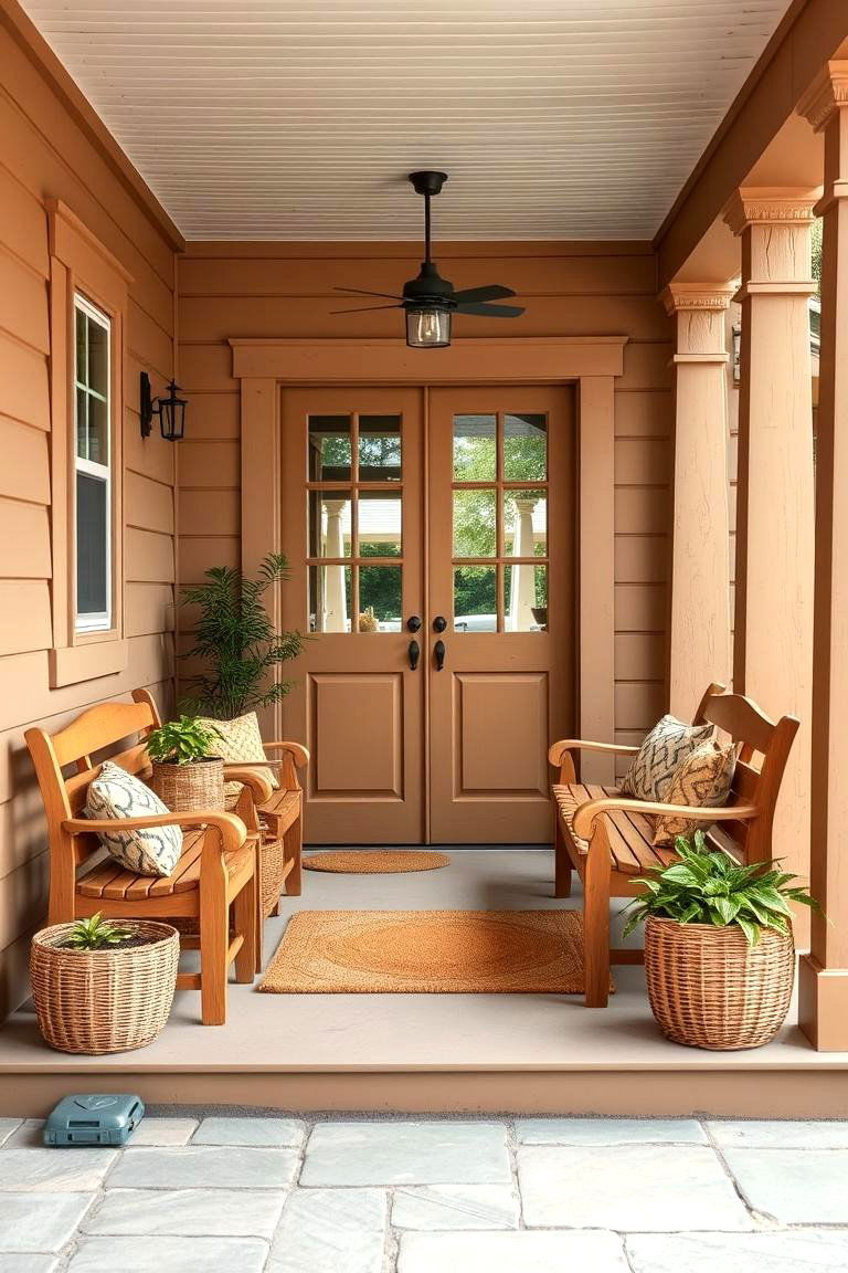 Light Brown - 24 Porch Paint Colors