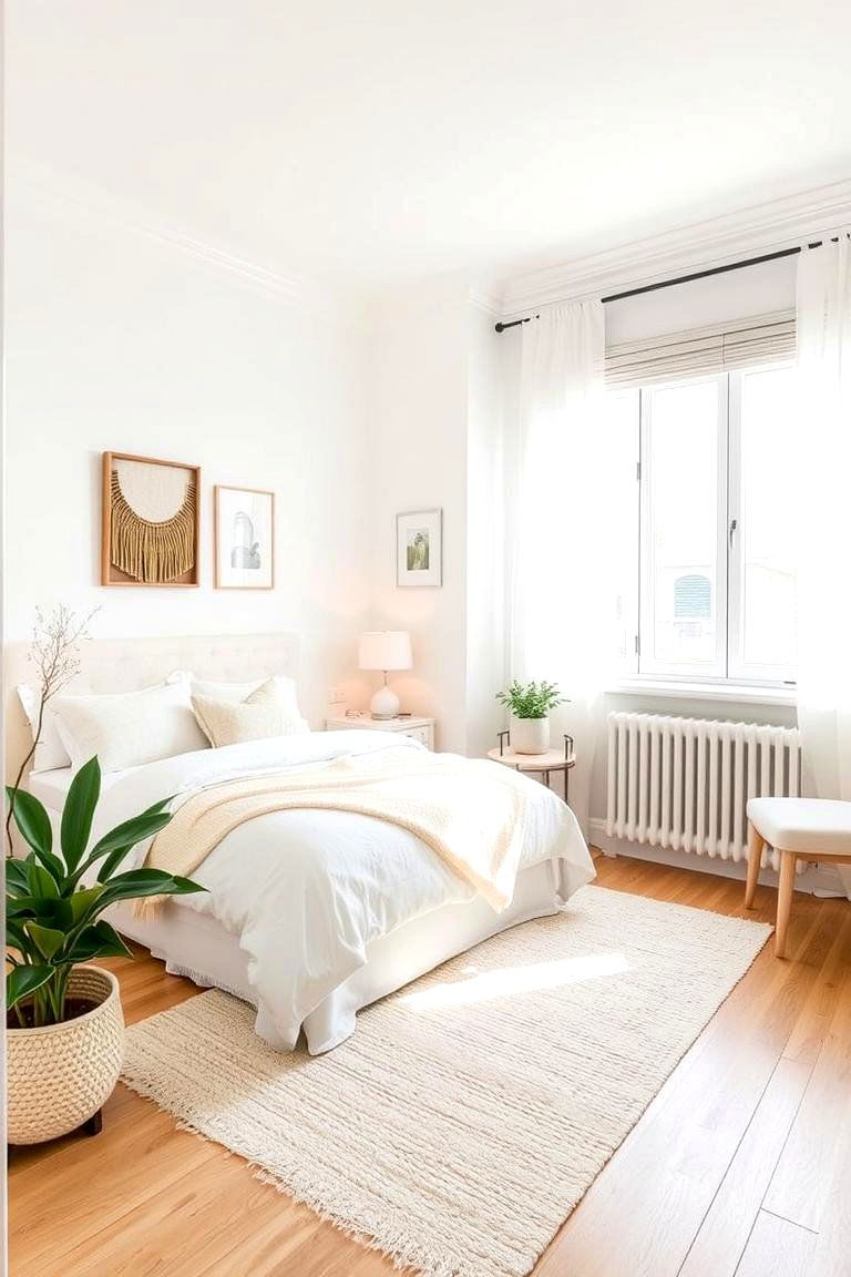 Light Color Palettes to Enhance Space - 24 Small Bedroom Ideas