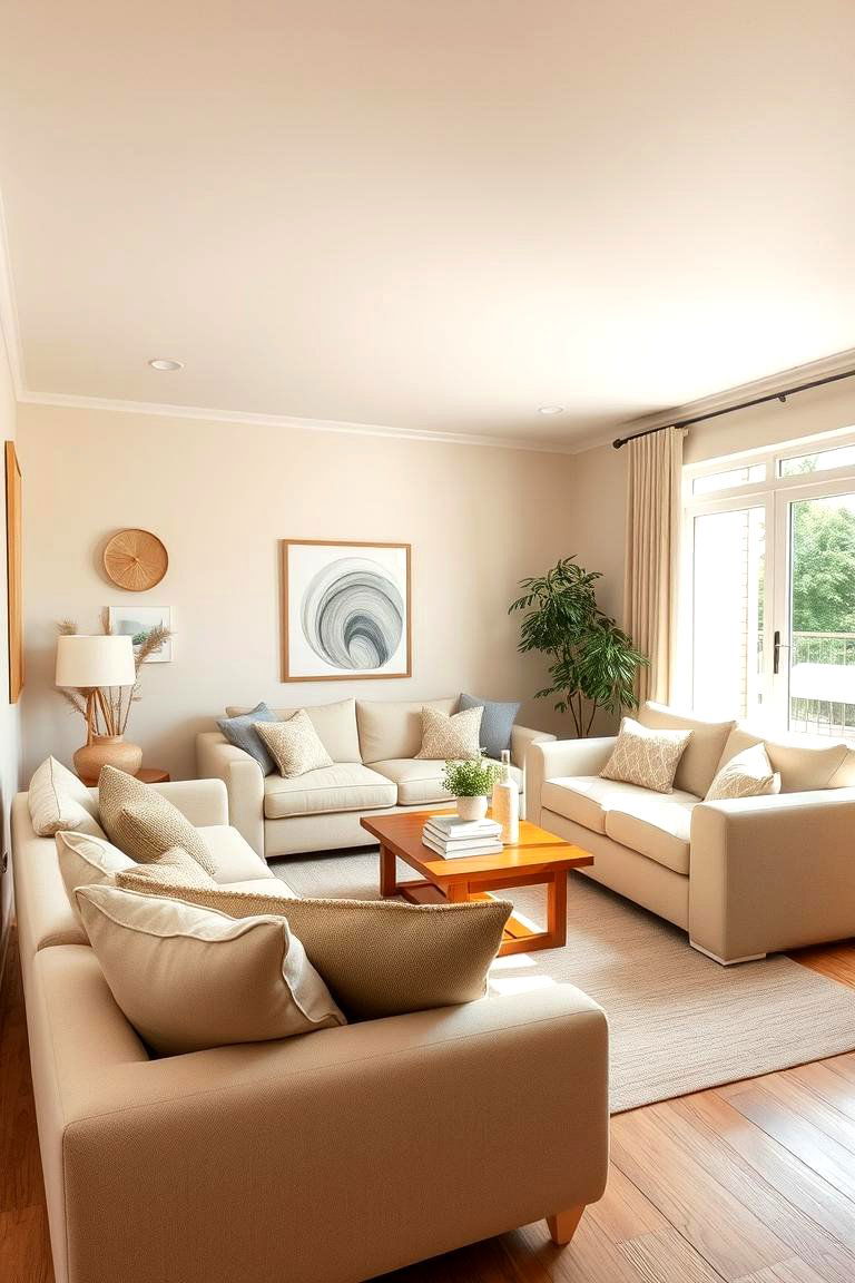Light Colors for the Walls - 24 Apartment Small Living Room Ideas