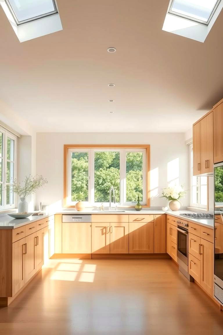 Light Filled Natural Ambiance - 24 Kitchens With Light Wood Cabinets