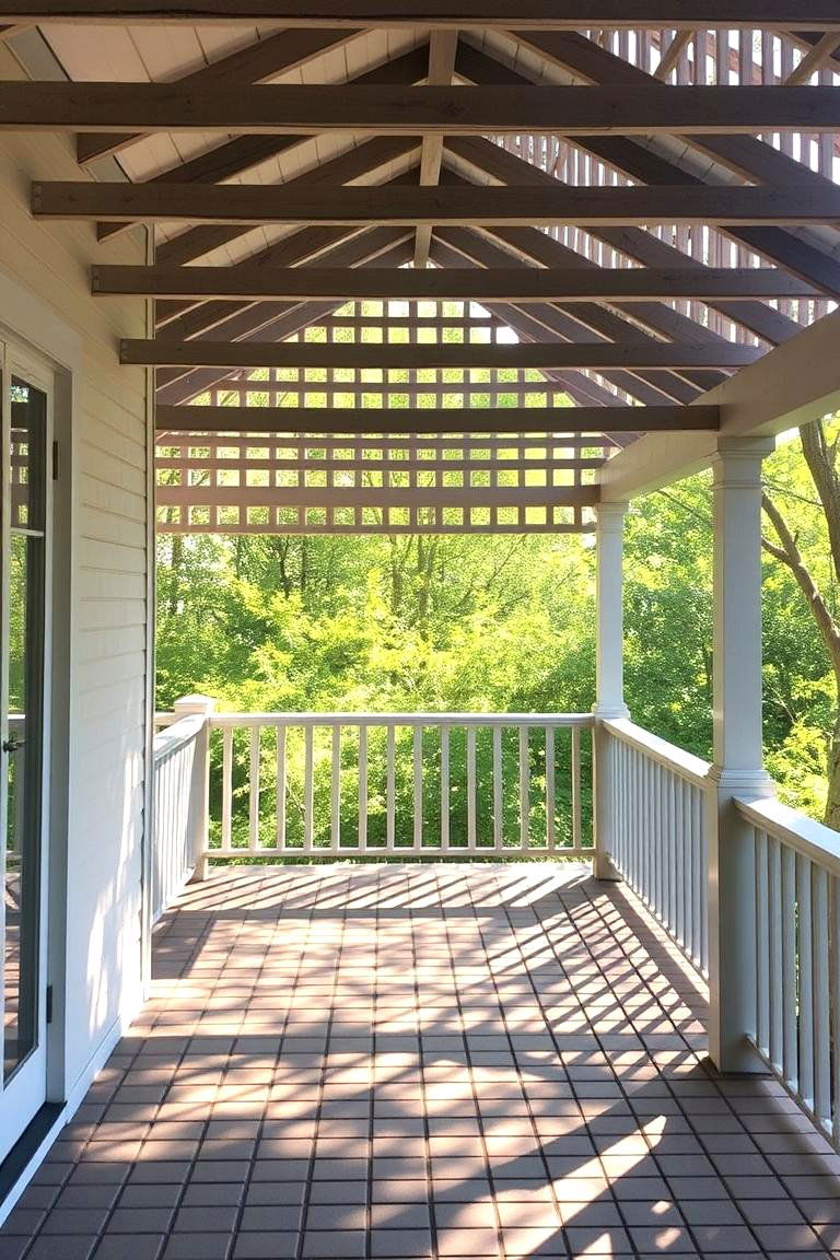 Light Filtering Lattice Structure - 24 Deck Lattice Ideas