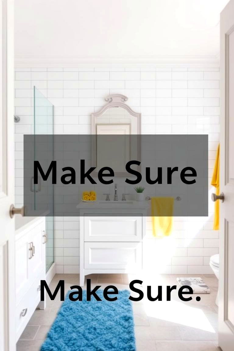 Light Gray Floors with Pops of Color - 24 Gray Floor Bathroom Ideas