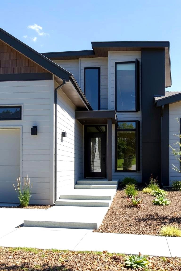 Light Gray Siding - 24 House Siding Colors
