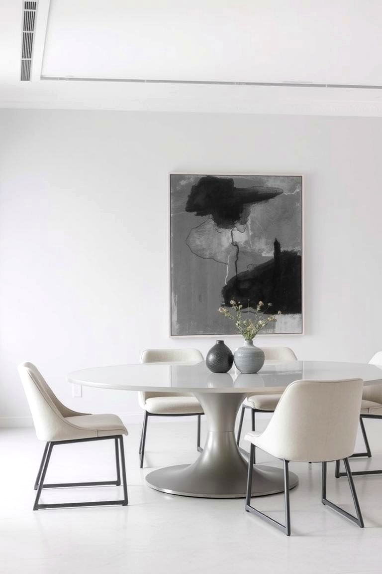 Light Gray for a Subtle Modern Aesthetic - 24 Dining Room Paint Colors