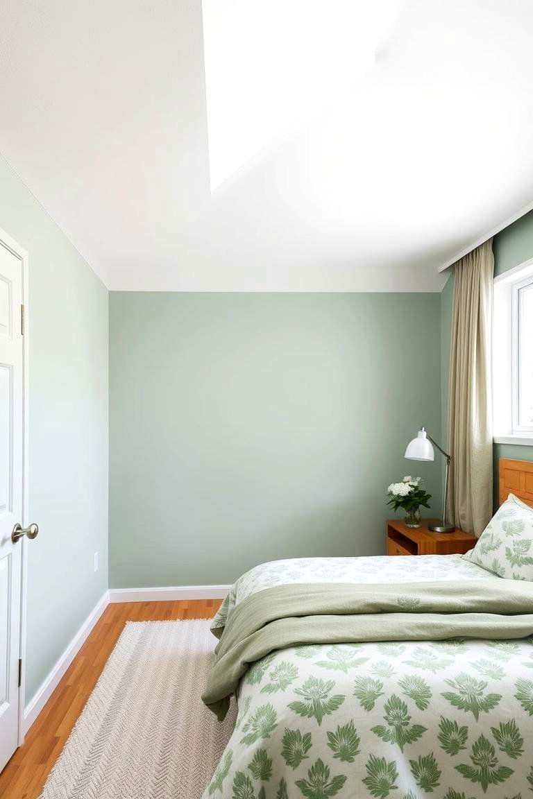 Light Green Natural Harmony Panelling - 24 Green Panelling Bedroom Ideas