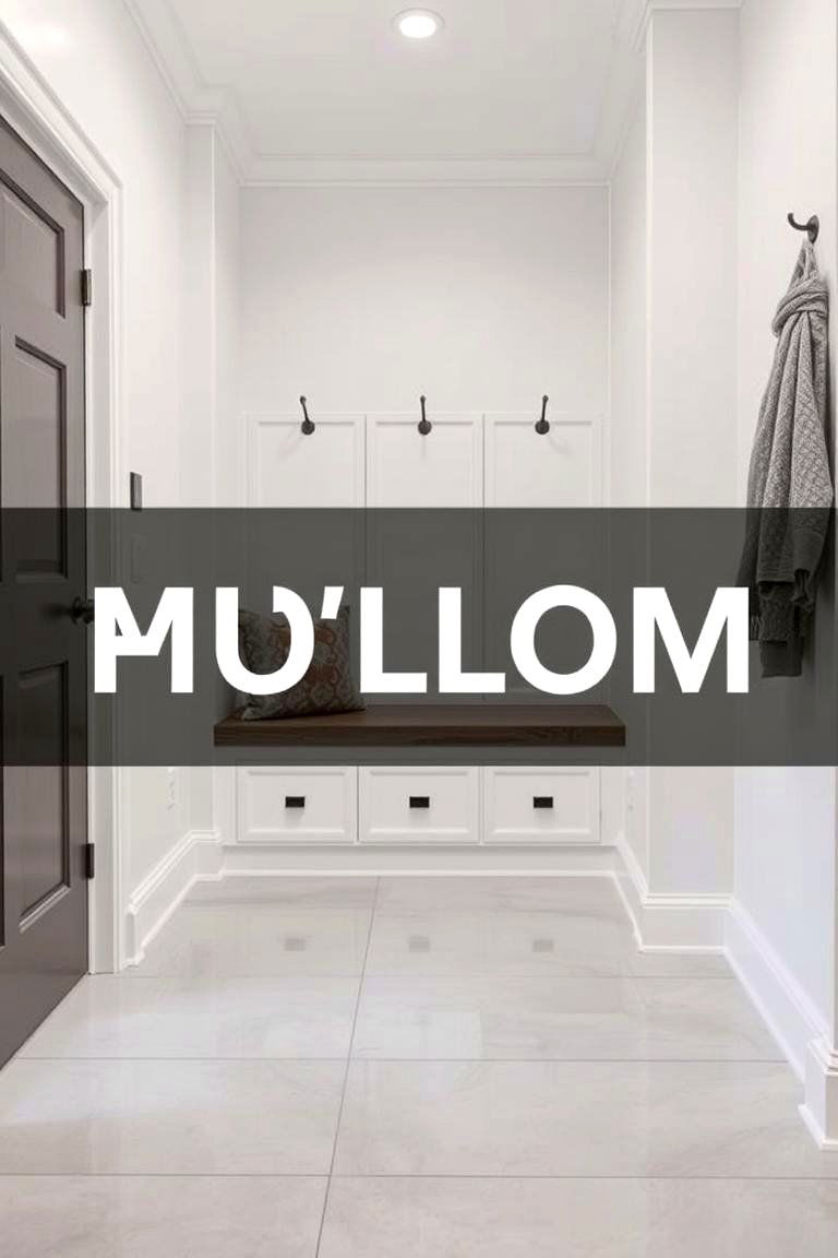 Light Grey Tiles for a Subtle Modern Look - 24 Mudroom Tile Floor Ideas