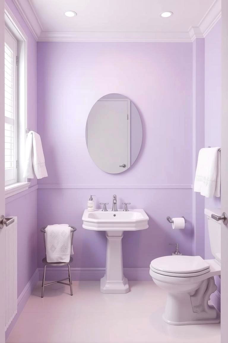Light Lavender - 24 Bathroom Color Ideas