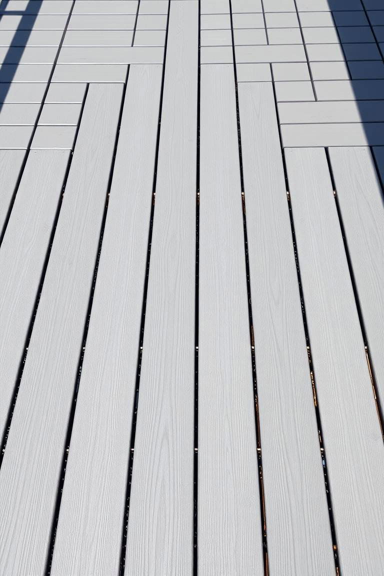 Light Main Deck with Dark Accent Boards - 24 Two Tone Deck Color Schemes