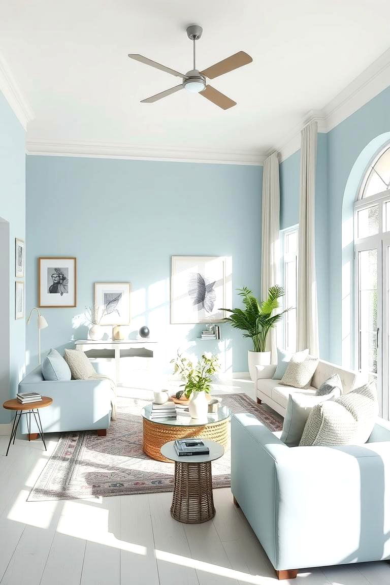 Light Pastel Powder Blue Tranquility - 24 Pastel Colour Ideas for Your Home