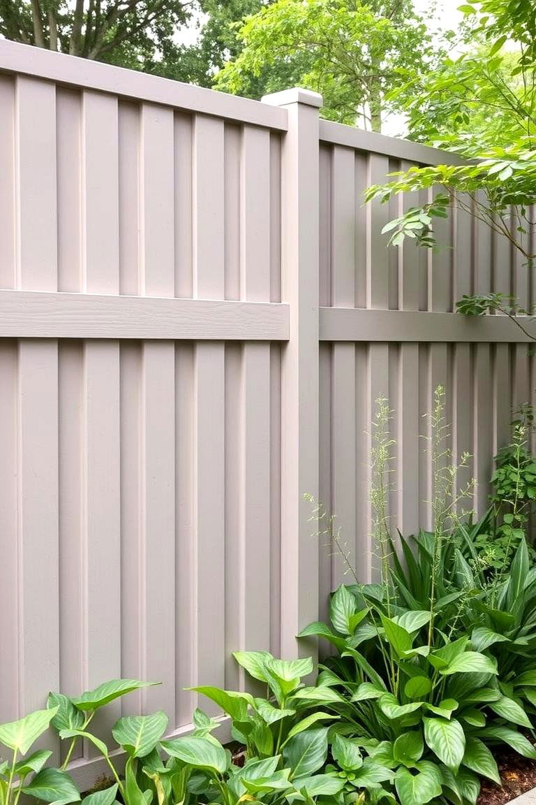 Light Taupe for a Soft Neutral Backdrop - 24 Fence Paint Colours
