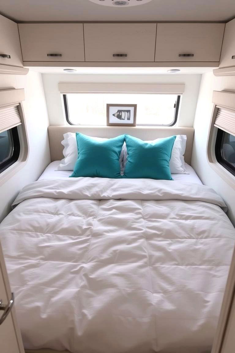 Light and Airy Color Palette - 24 Rv Bedroom Ideas