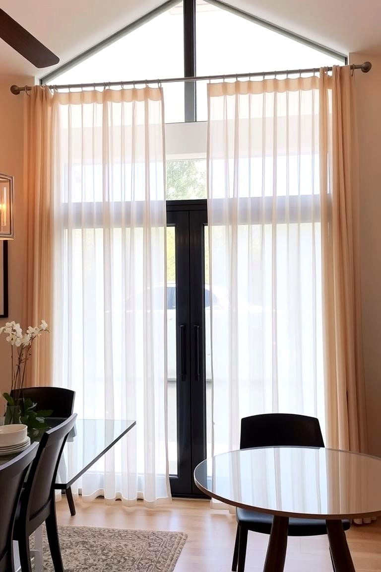 Light and Airy Sheer Curtains - 24 Sliding Door Curtain Ideas