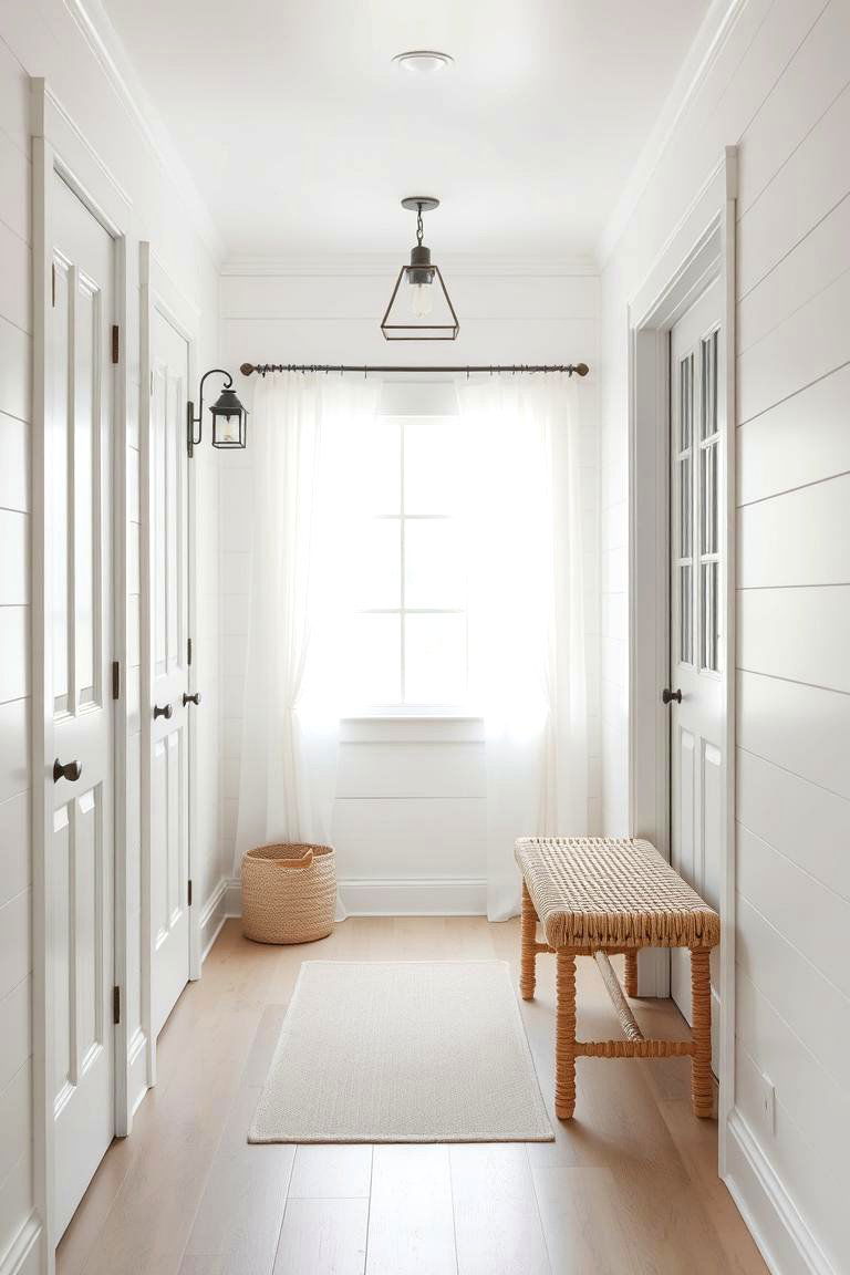 Light and Airy Shiplap - 24 Shiplap Wall Entryway Ideas