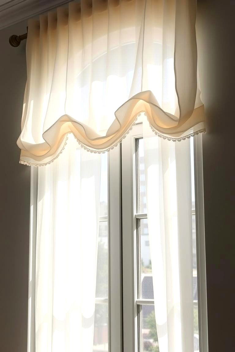 Light and Airy Valance - 24 Window Valance Ideas