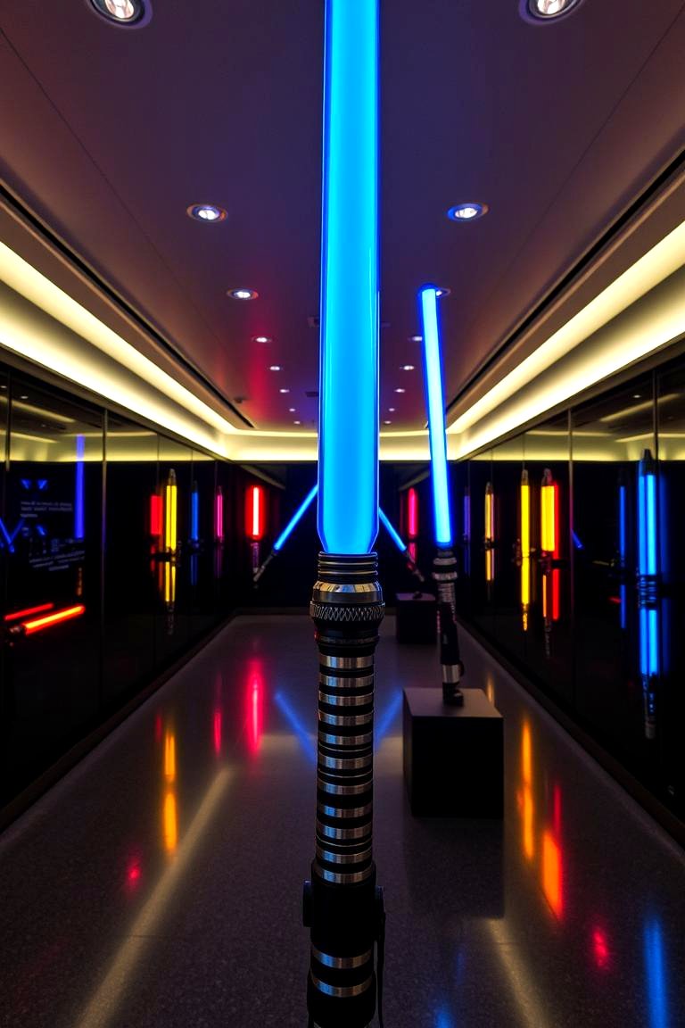 Lightsaber Gallery - 24 Star Wars Man Cave Ideas