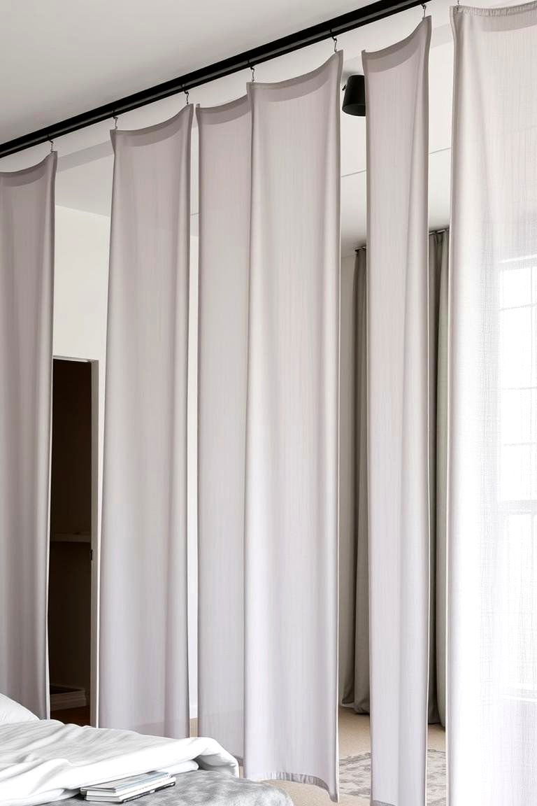 Lightweight Fabric Panel Divider - 24 Room Divider Ideas