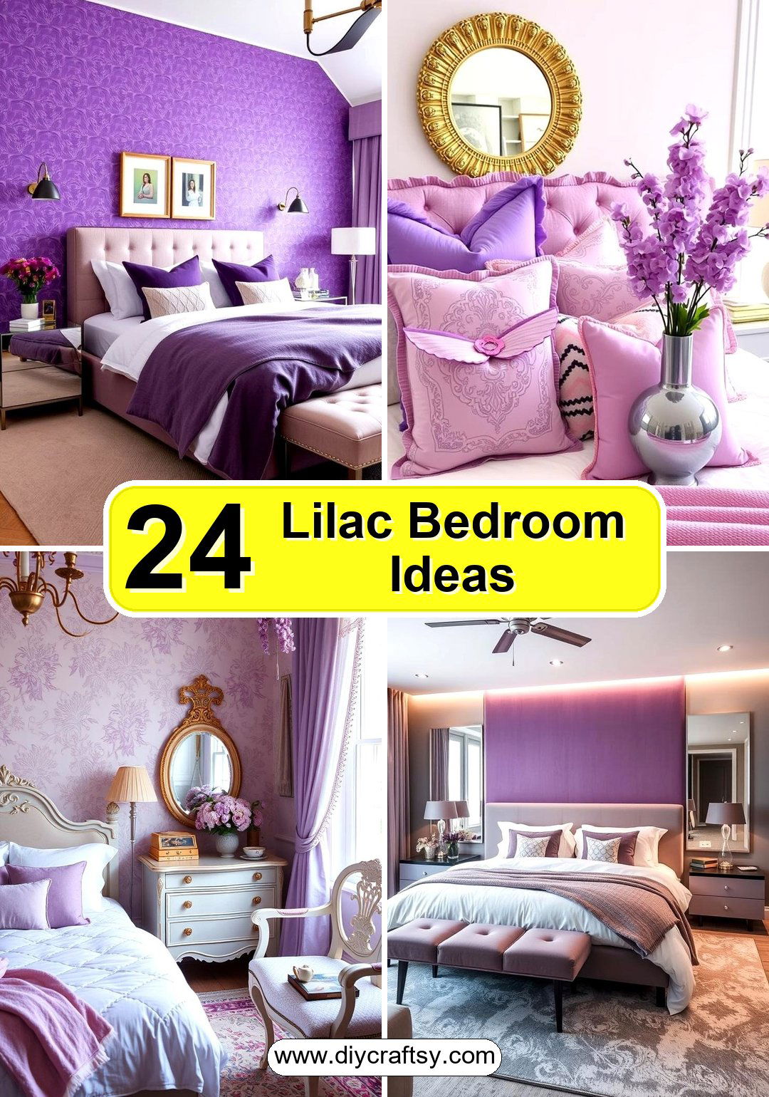Lilac Bedroom Ideas