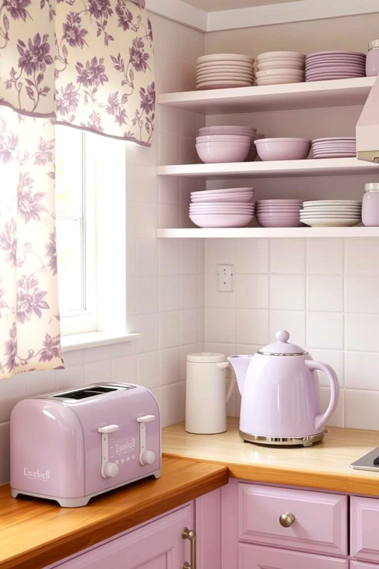 Lilac Kitchen Accessories - 24 Purple Kitchen Ideas