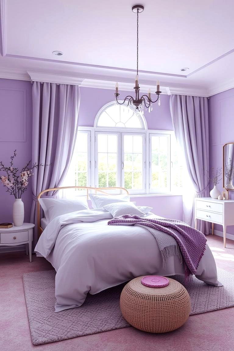 Lilac Whisper Space - 24 Pastel Bedroom Ideas