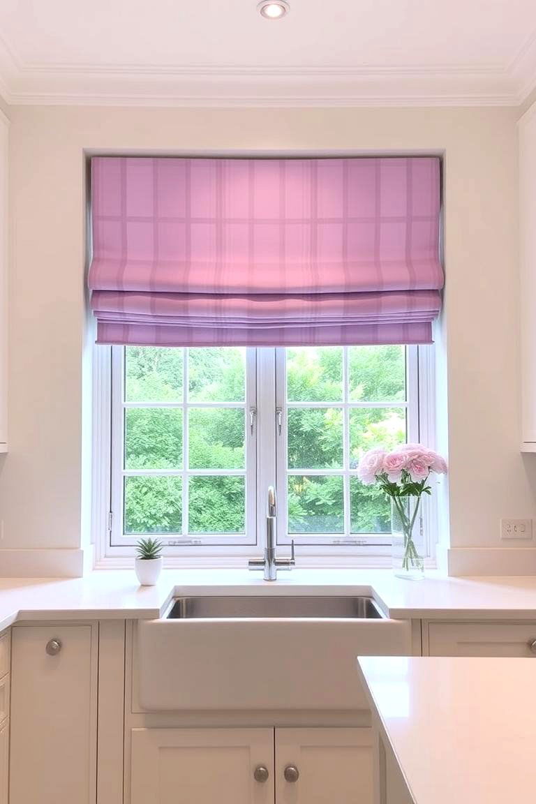 Lilac Window Treatments - 24 Purple Kitchen Ideas