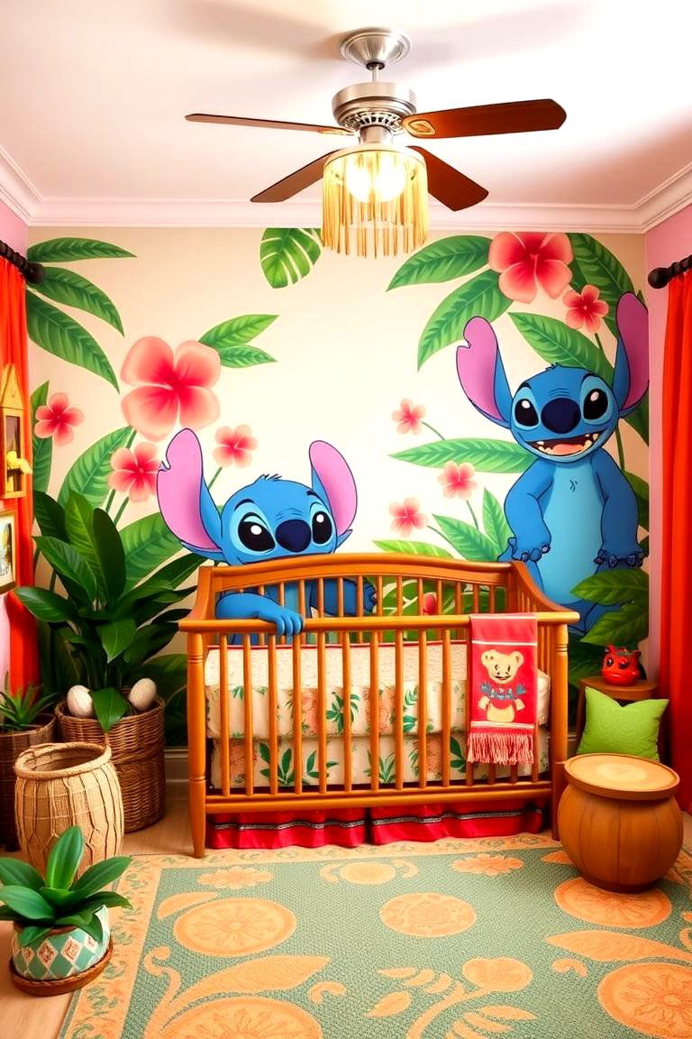 Lilo and Stitch Hawaiian Paradise - 24 Disney Nursery Ideas