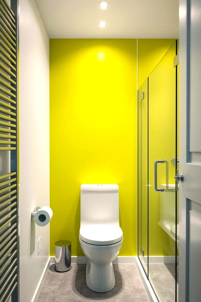 Lime Green Accents - 24 Green Bathroom Ideas