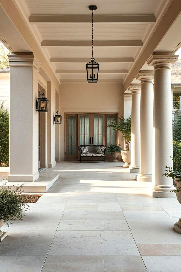 Limestone Flooring - 24 Porch Flooring Options