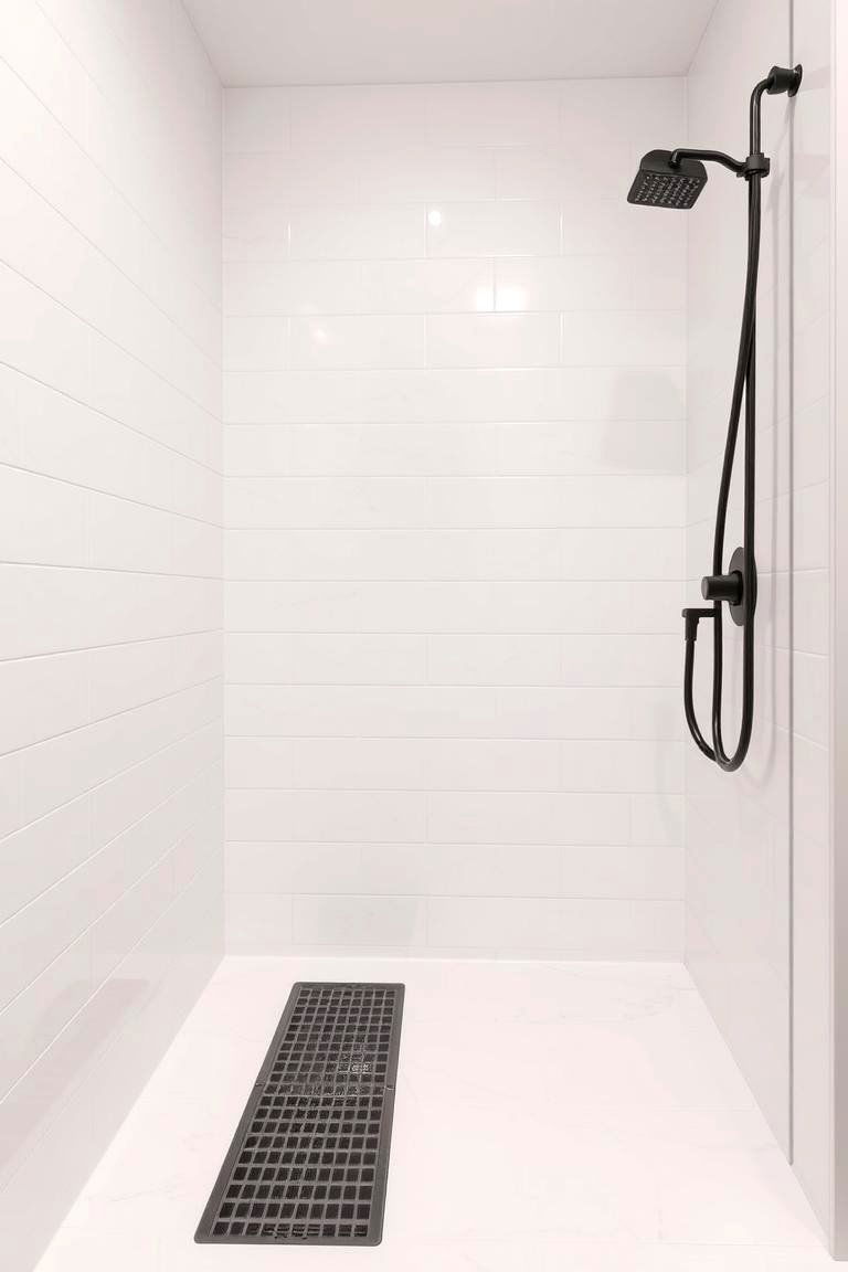 Linear Drain Integration - 24 Shower Wall Ideas