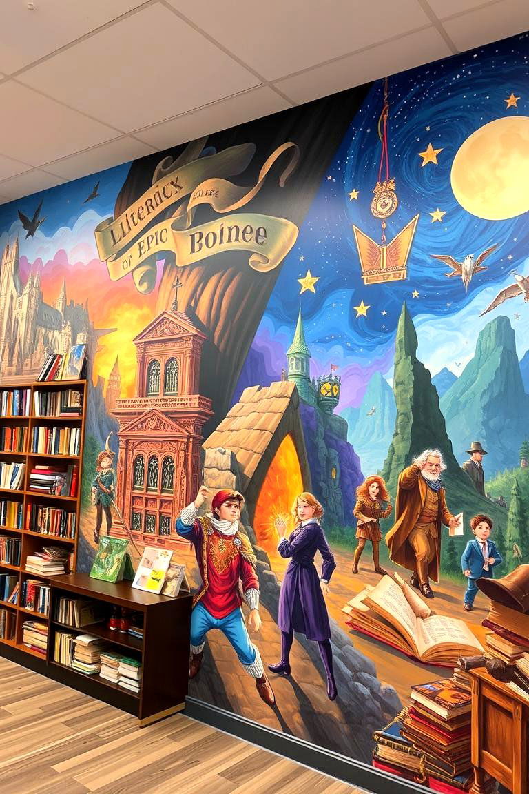 Literary Journey Murals - 24 Library Murals
