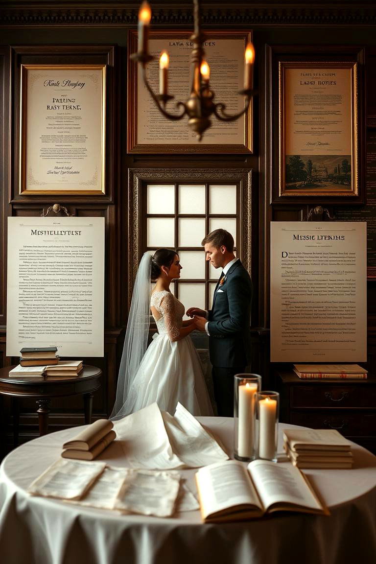 Literary Love - 24 Wedding Theme Ideas