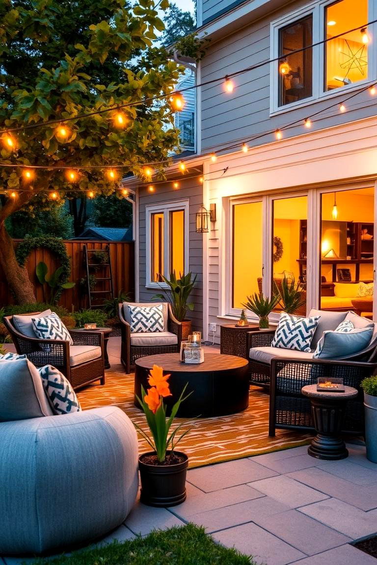 Lively Outdoor Lounge - 24 Front Yard Patio Ideas
