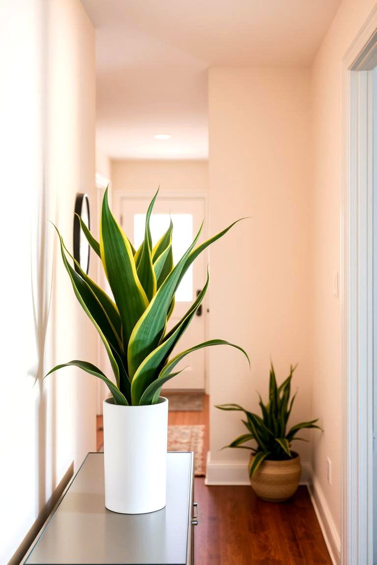 Liven Up Hallways and Entryways - 24 Ways Decorating With Plants