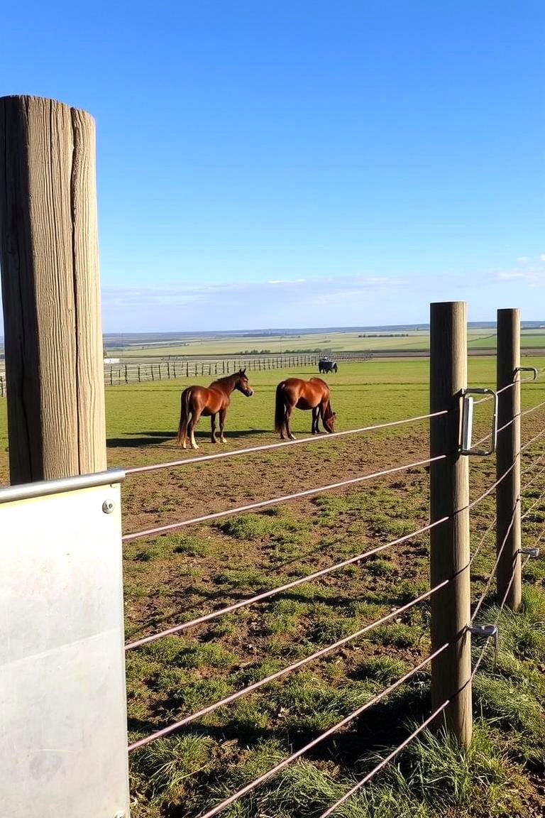 Livestock Panel Fence - 24 Farm Fence Ideas