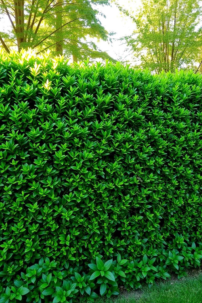 Living Fence with Hedges or Shrubs - 24 Small Garden Fence Ideas