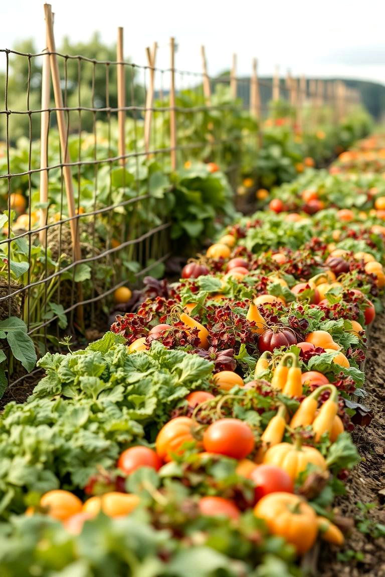 Living Fence with Vegetables - 24 Vegetable Garden Fence Ideas