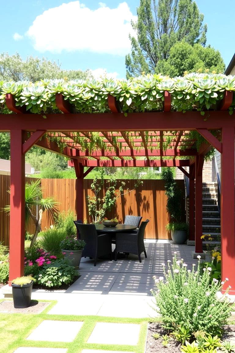 Living Green Roof - 24 Pergola Roof Ideas